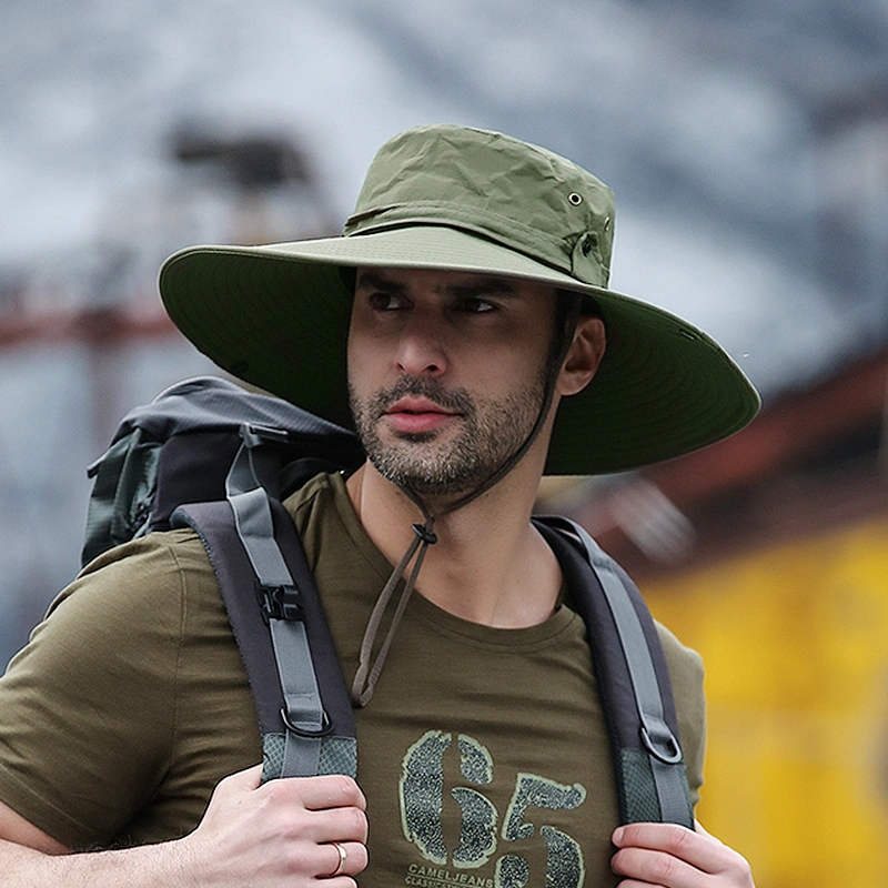 Hot Selling Men&prime;s Trekking Summer UV Protective Fisherman Hat