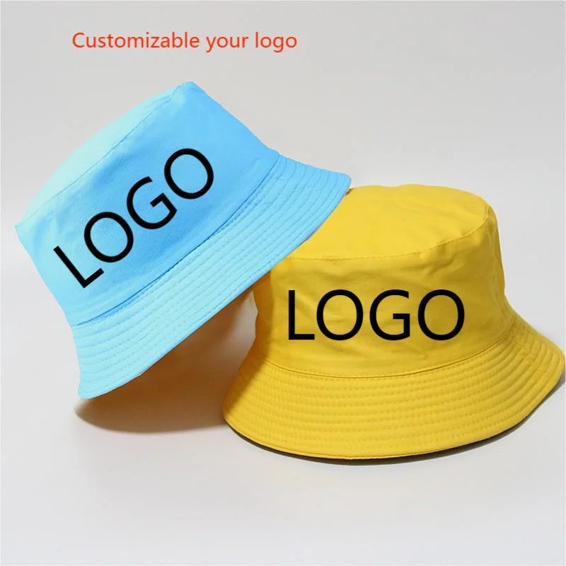 Cotton Fisherman Hat Customizable Logo Bucket Hat