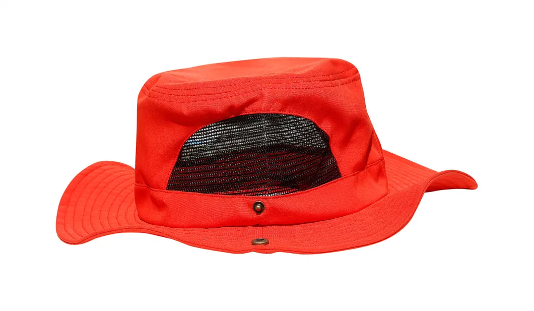 Foldable Bucket Hat for Safari Outdoor with Long Brim Sun Protective Cap for Fishing with High Quality Cotton Plain Fisherman Fashion Summer Hat