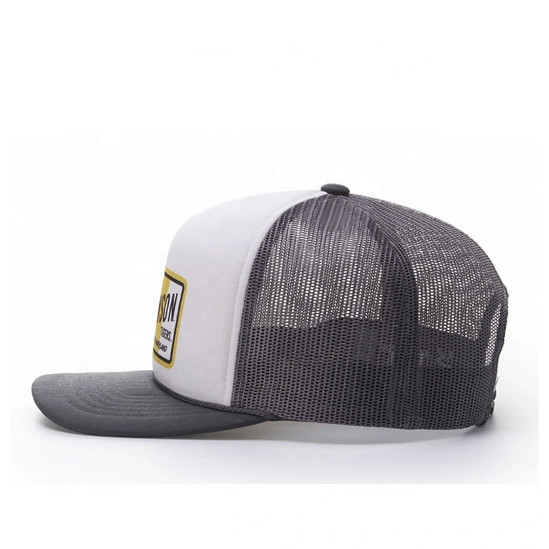 Classic Rope Foam Mesh Trucker Hat with Screen Print Logo Snapback Cap with String