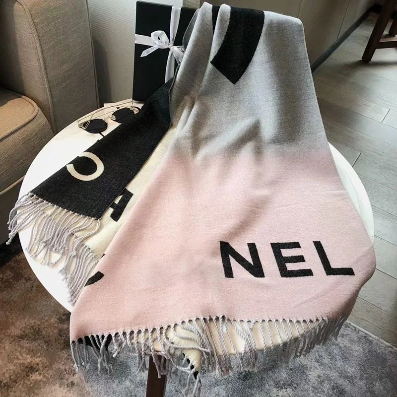 Designer Scarf Luxury Scarf for Women Autumn Winter Wool Cotton Warm Shawl Wedding Date Outdoor Travel Letters Scarves