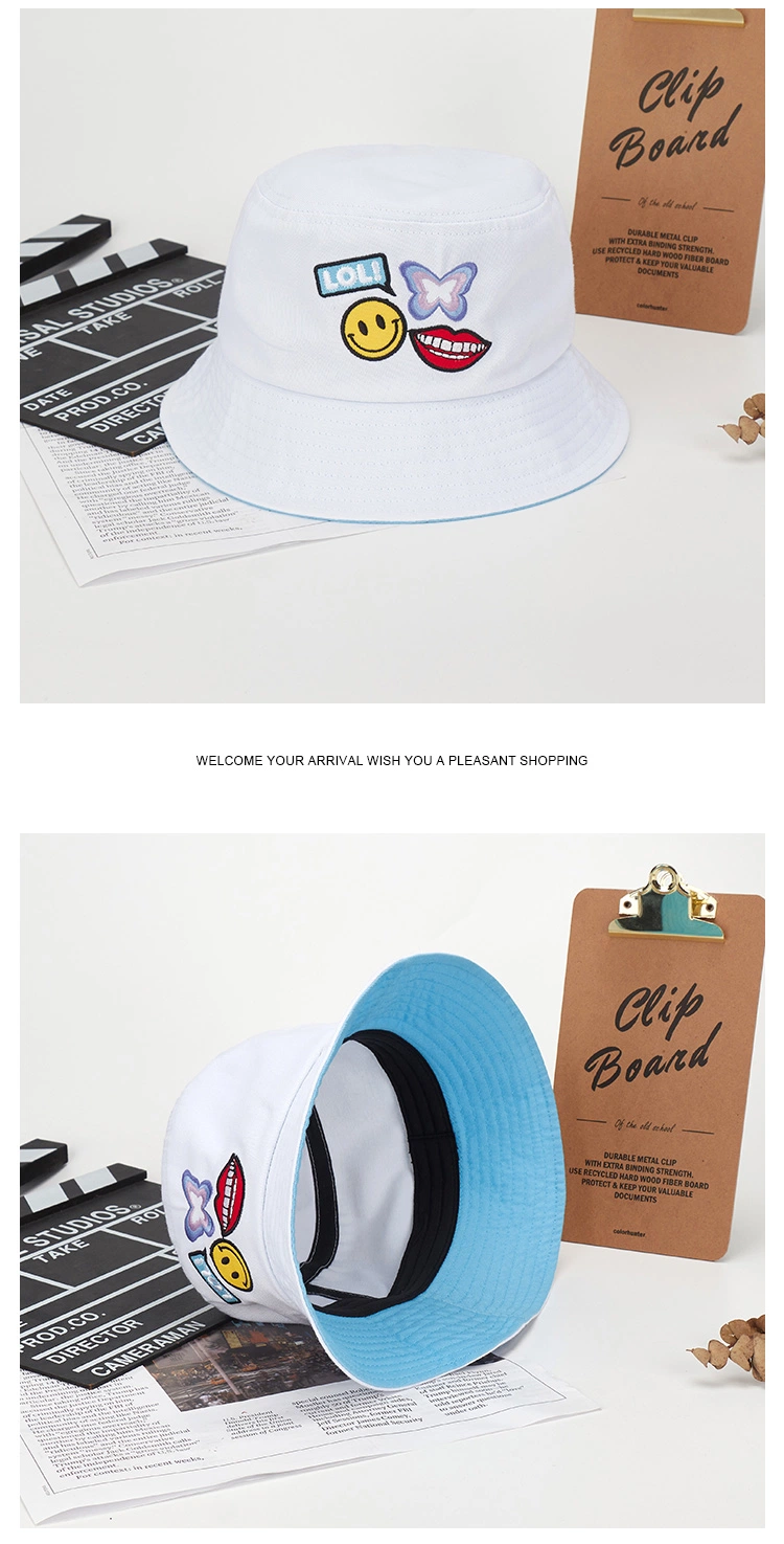 Wholesale Fashion Fisherman Designed Custom Logo Embroidered Bucket Hat for Men Women