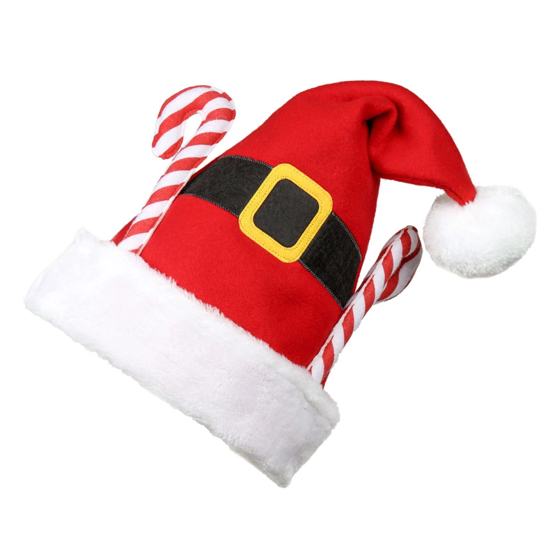 Light up LED Xmas Hats Snowman Reindeer Knitting Felt Christmas Santa Hat