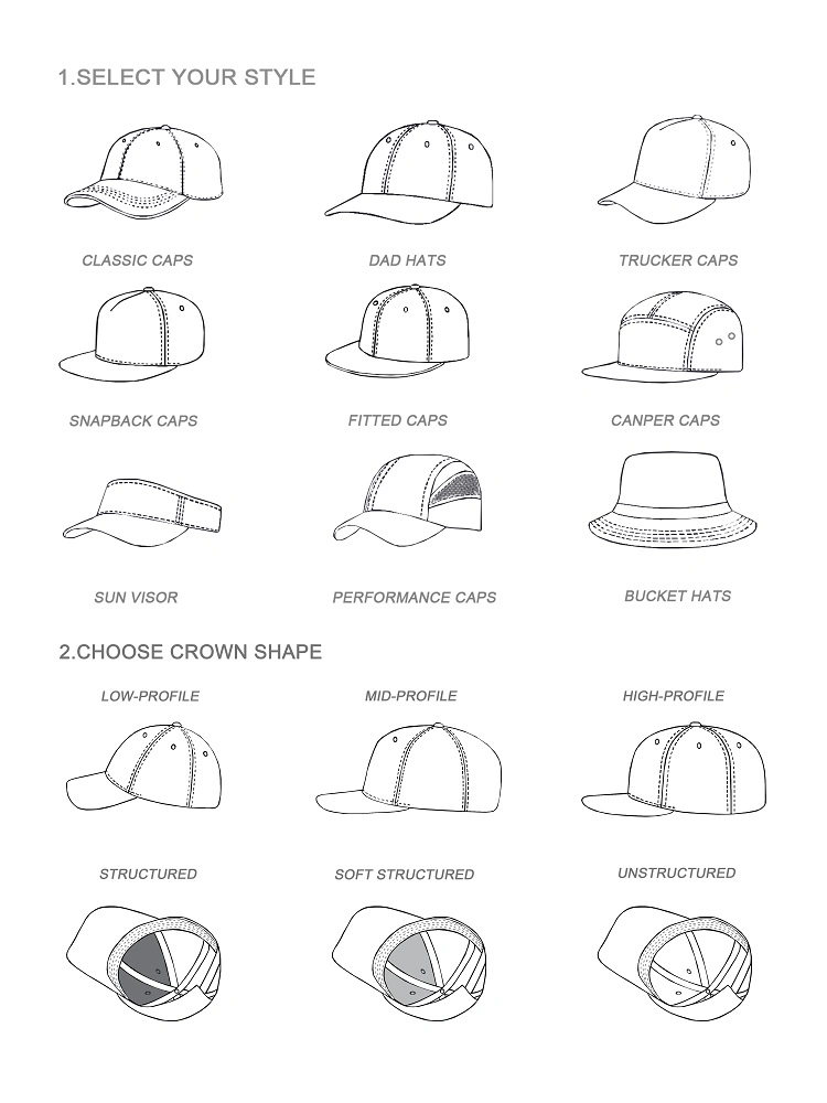 Fashionable Snapback Cap Baseball Cap Trucker Hat Golf Dad Hat for Men and Women Adjustable Cap for Summer Winter Wholesale