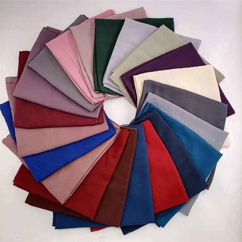 High Quality Cotton Voile Women Plain Color Cheap Scarf