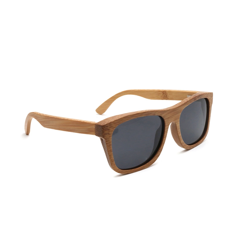 Eco Friendly Bamboo Sunglasses Custom Logo Laser Polarized Shades Sun Glasses Bamboo Wooden Sunglasses Unisex