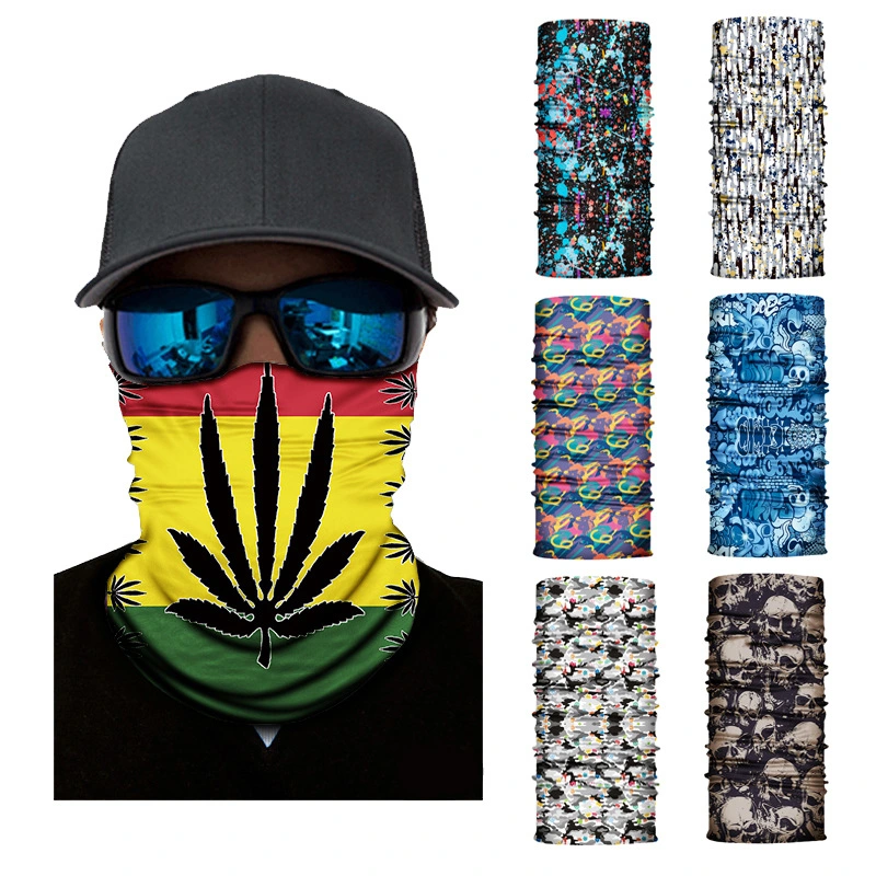 Ski Hood Mask Seamless Scarf and Magic Bandana Riding Gear Outdoor Bandana