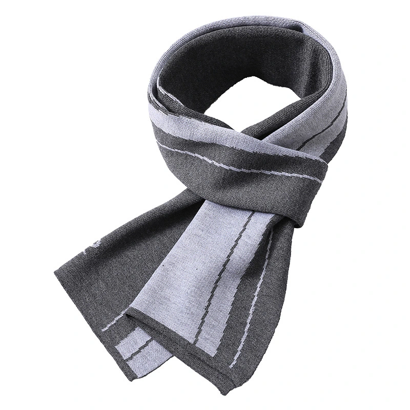 Soft Edge Wool Classic Arrival Winter Tassel Warm Plaid Scarf for Men