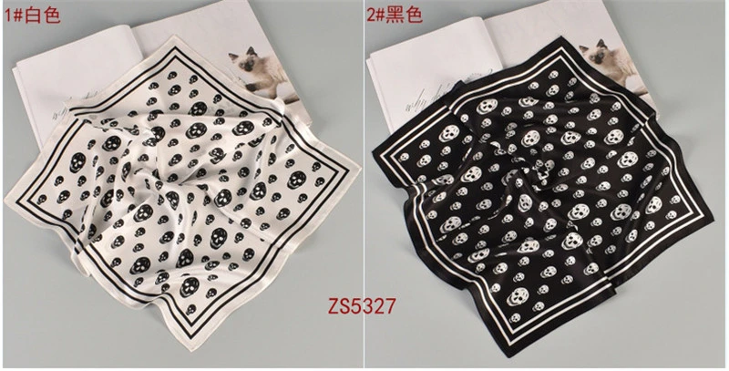 Factory Price Good Quality Skull Prints Autumn Girl&prime;s Scarf