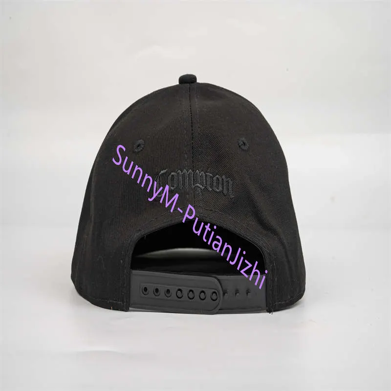 Wholesale New Compton Bompton 3D Embroidered Flat Bill Snapback Baseball Hat Cap