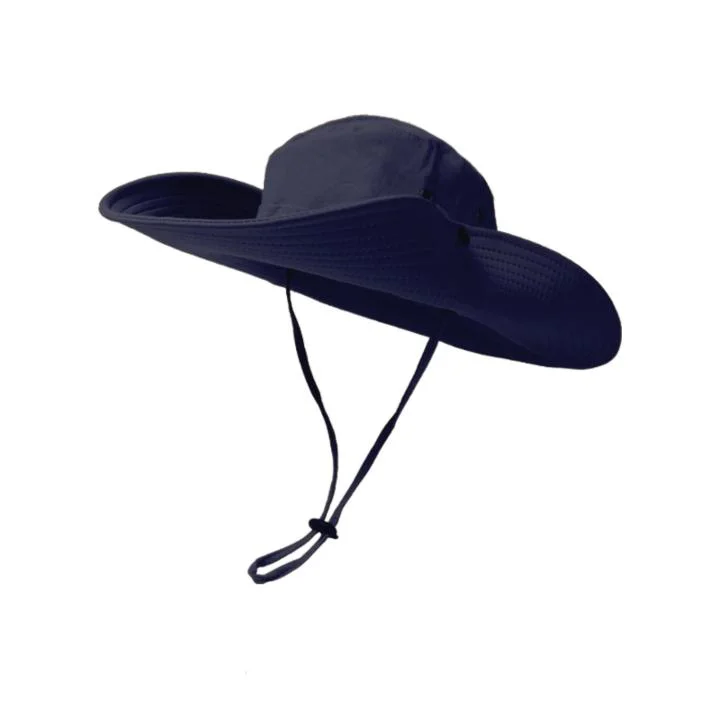 Wholesale Manufacturer Custom Large Brim Climbing Bucket Hat Camping Fisherman Hat for Outdoor Activities