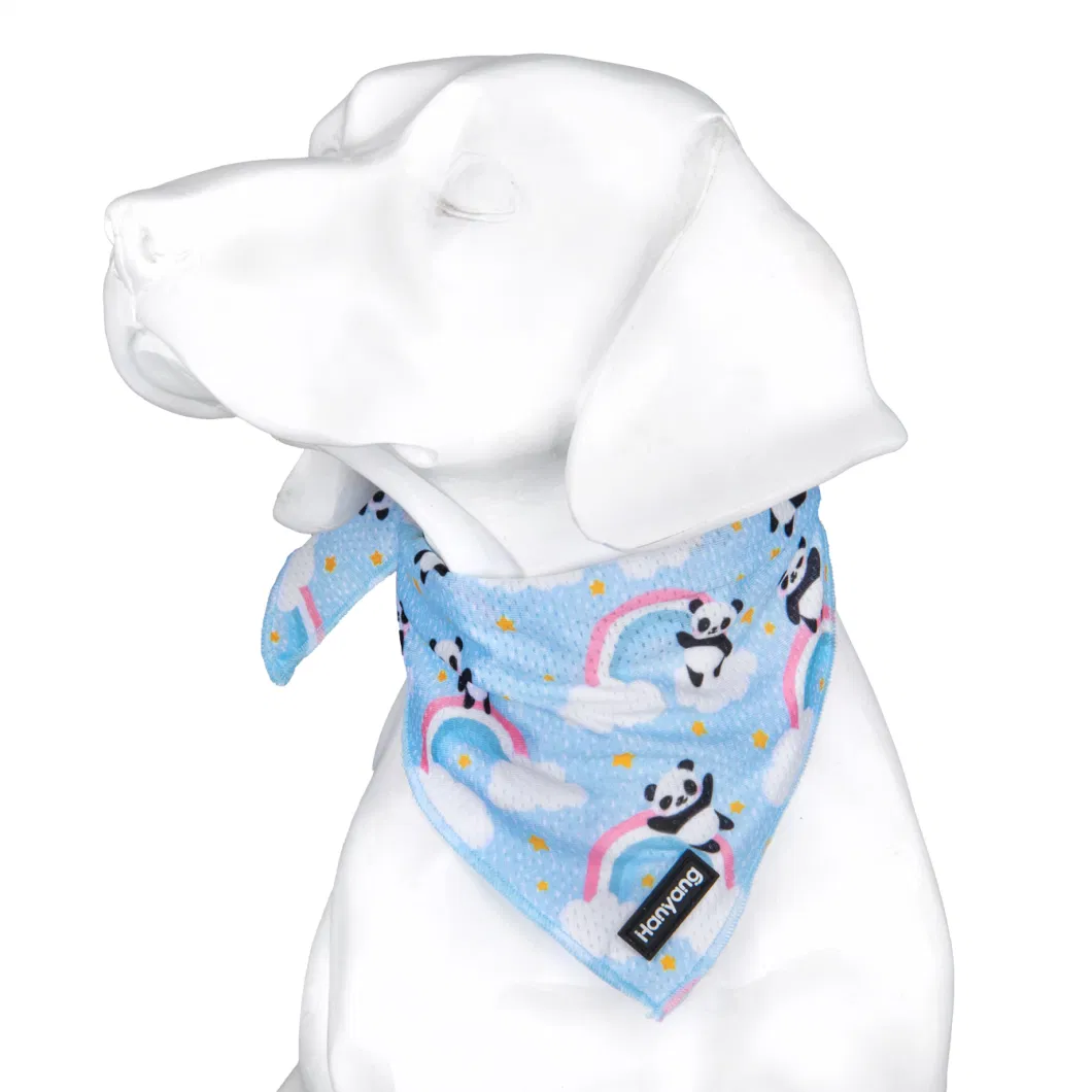 Hanyang Personalized Christmas Dog Bandanas Triangle Dog Bandanas