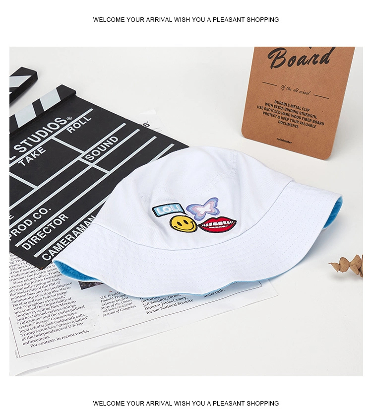 Wholesale Fashion Fisherman Designed Custom Logo Embroidered Bucket Hat for Men Women