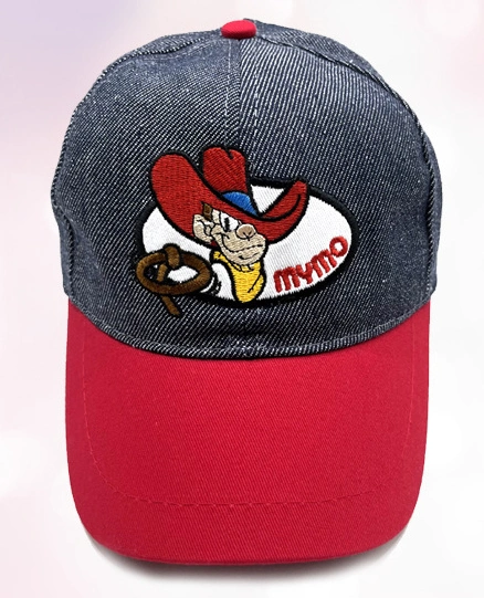 Children&prime;s Cowboy Baseball Cap Custom Elastic Hat Custom Embroidered Printed Logo Cap Custom