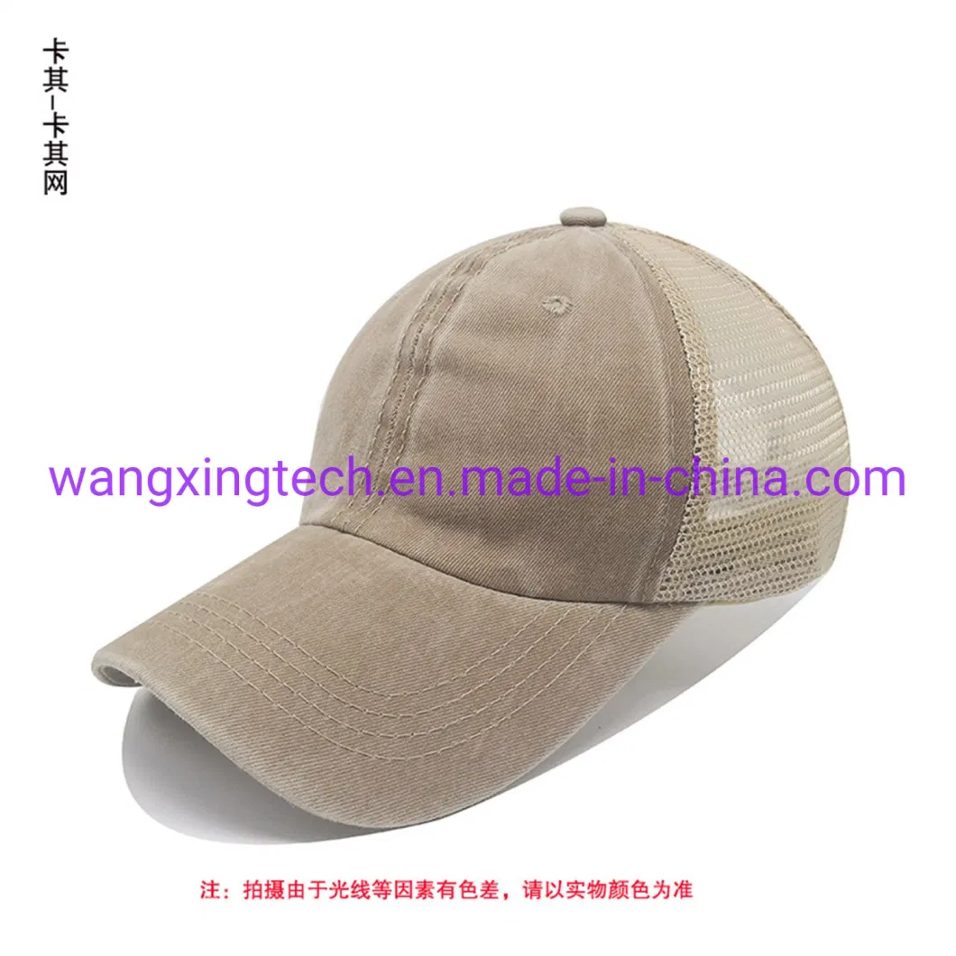 Wholesale Suede Mesh Baseball Hat Plain Custom 3D Print Emboriered Snapback Adjustable Cap