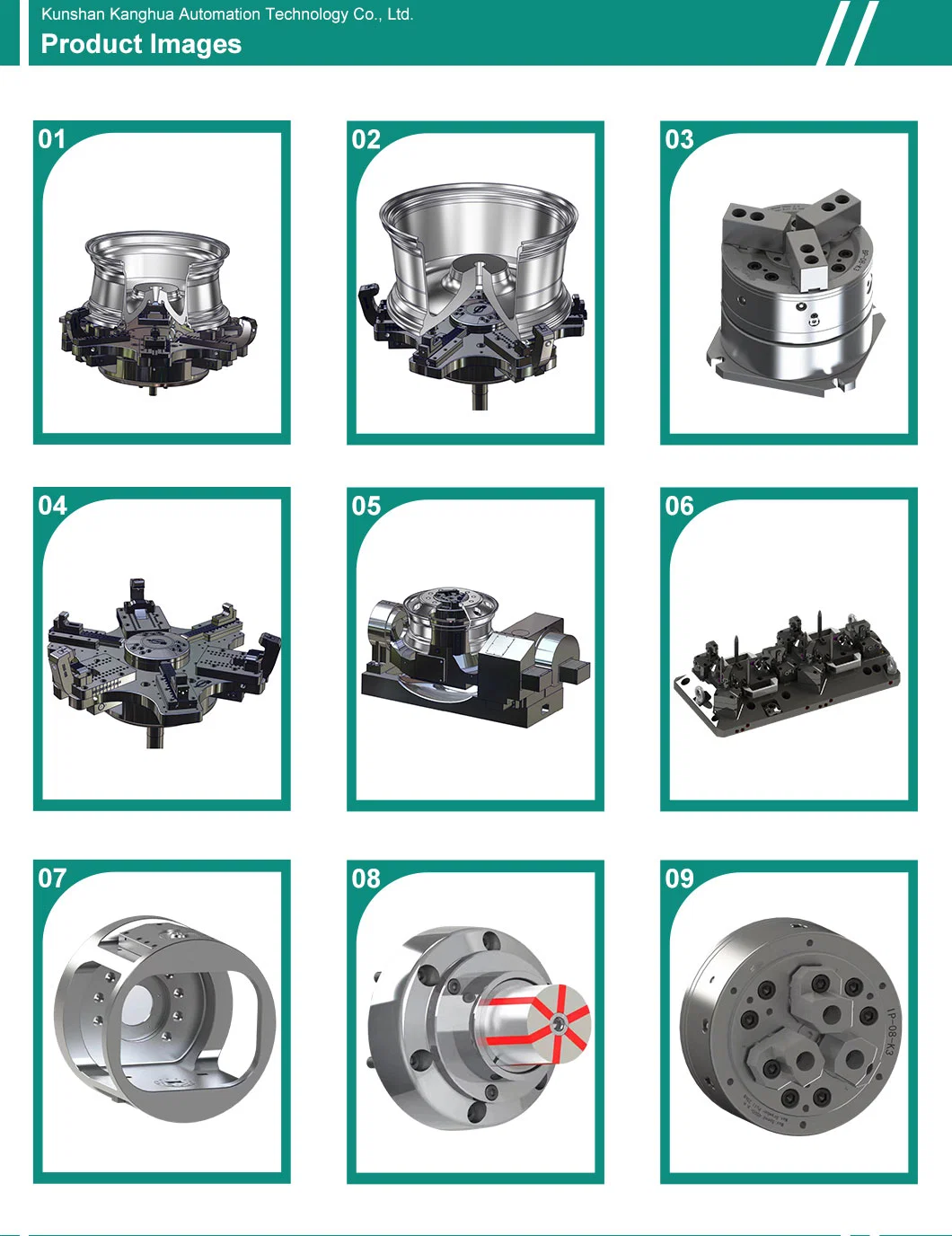 Machining Center Bus Wheel Flip Fixture