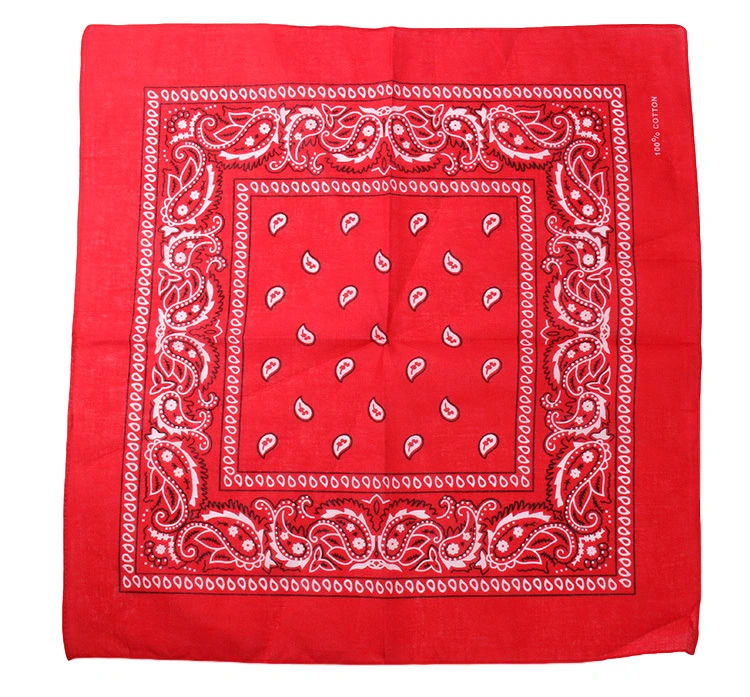 Wholesale Custom Printed 100% Cotton Sport Headwear Bandana Scarf&#160;