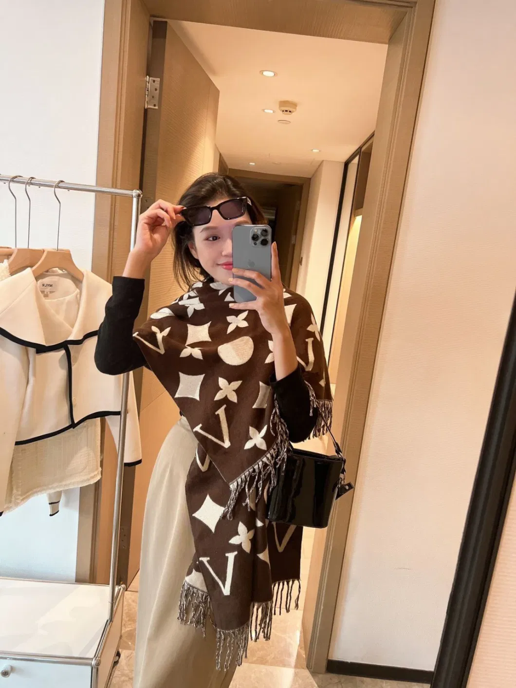 Winter Women Replica Luxury Brand Designer Scarfs Lady Silk Shawl Neck Scarf
