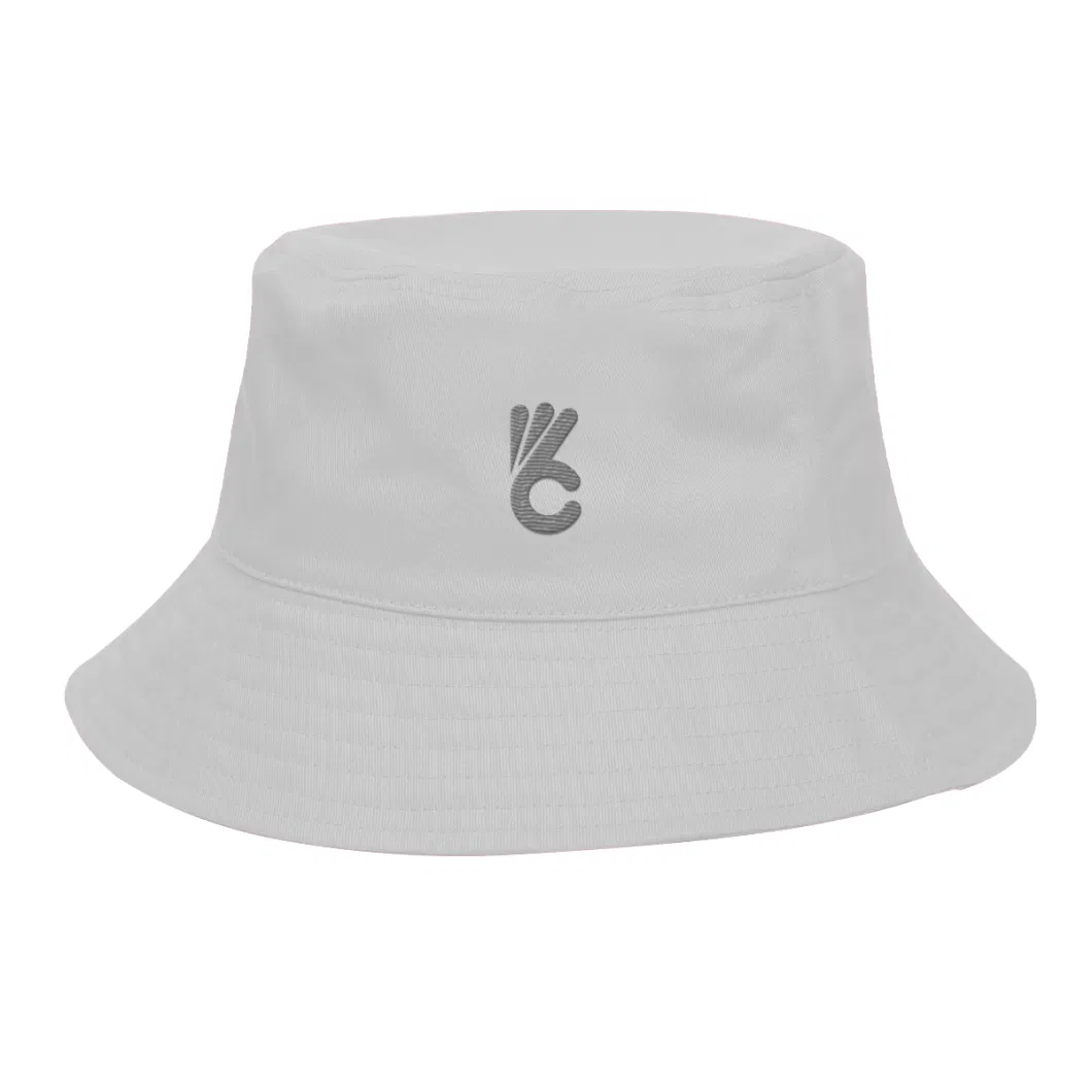 Summer Cheap Wholesale Blank Cotton Men 3D Puff Stitched Embroidered Plain Print Custom Logo Bucket Hat for Women