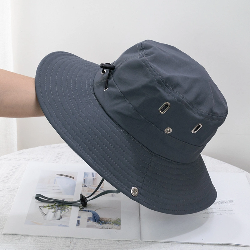 Custom Logo Cotton Canvas Leisure Fisherman Bucket Hat