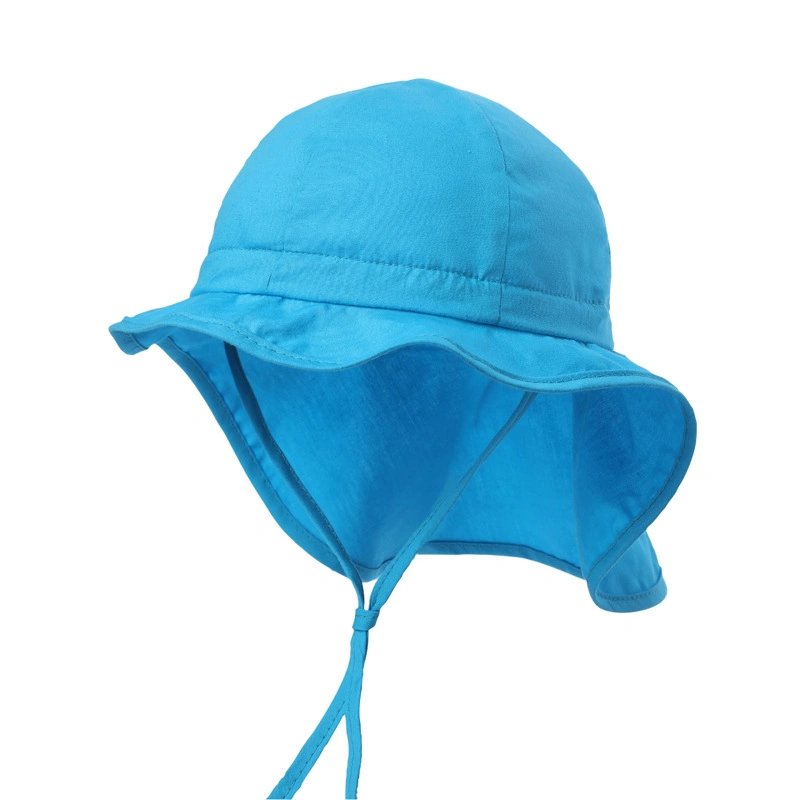 Quick Drying Children&prime;s Fisherman Sunblock Visor Baby Neck Shawl Cape Sun Protection Baseball Cap Bucket Hat