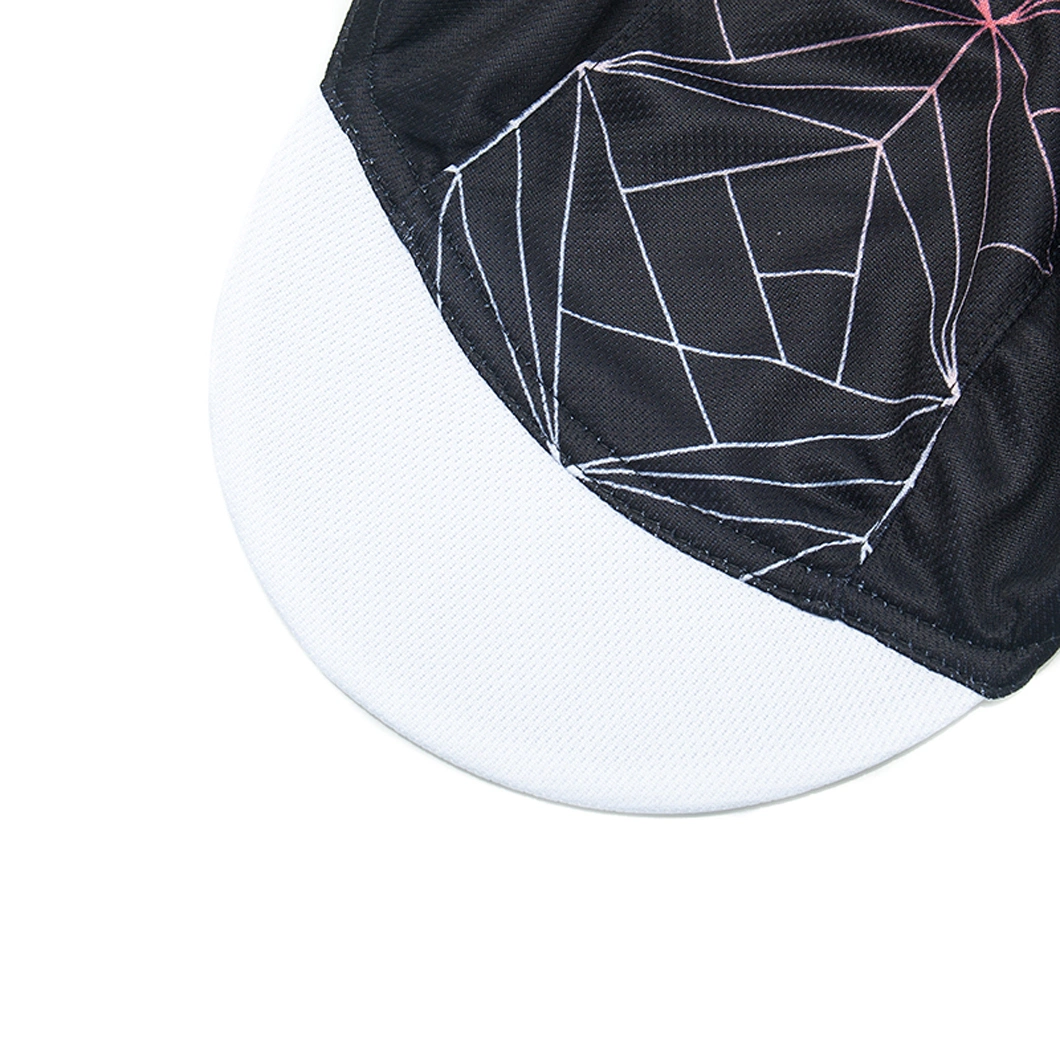 Custom Polyester Cycling Hat Sublimation Printing Quick Dry Bike Cap