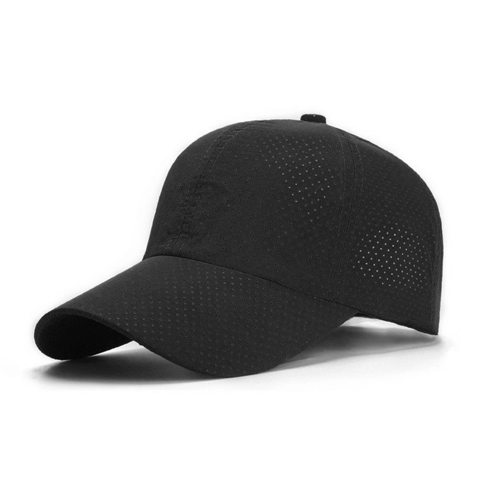 Custom Print Logo Women Blank Plain Polyester Dry Fit Lightweight Perforated Sports Running Caps Baseball Caps