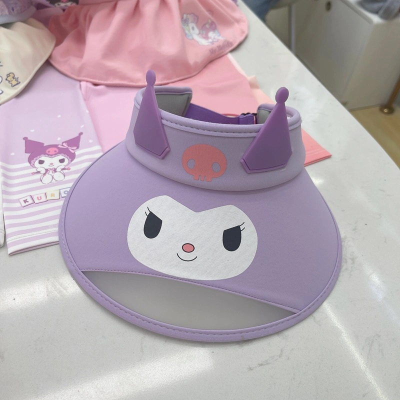 Ruunjoy Double Sided Wearable Sanrio Fisherman Hat Kuromi Melody Cute Kawaii Waterproof Sun Protection Wind Blocking Casual Sun Hat