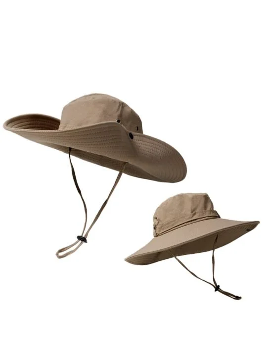 Wholesale Manufacturer Custom Large Brim Climbing Bucket Hat Camping Fisherman Hat for Outdoor Activities