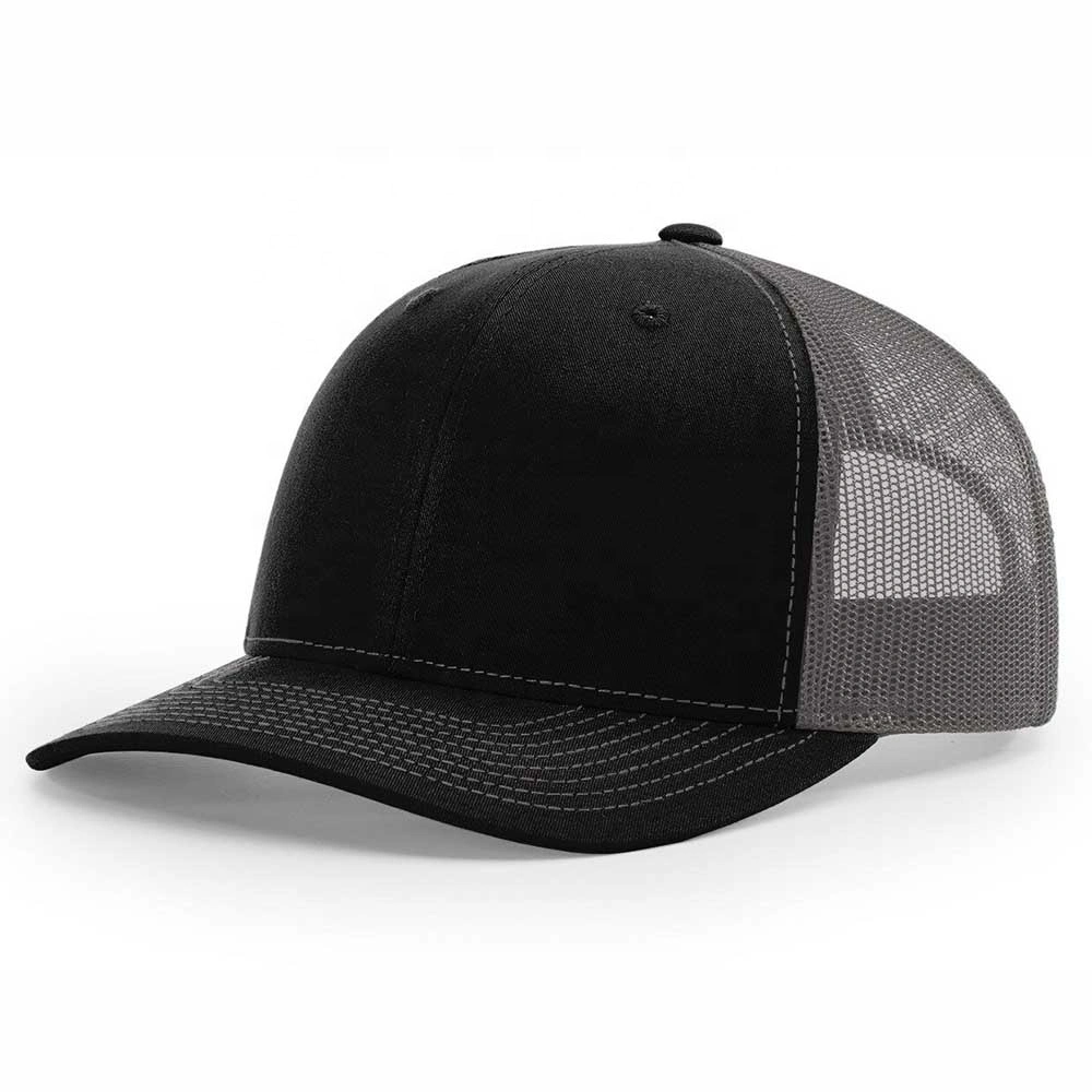 High Quality Blank Trucker Richardson 112 Trucker Mesh Brown Snapback Hat