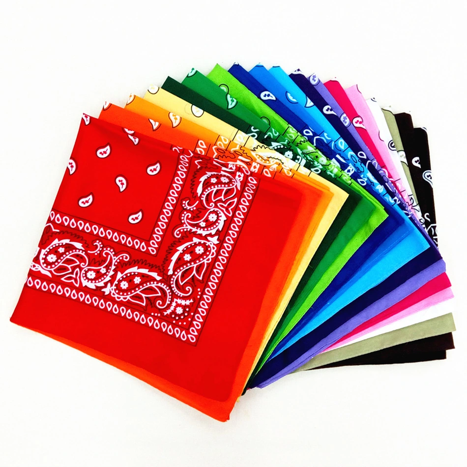 Wholesale Custom Printed 100% Cotton Sport Headwear Bandana Scarf&#160;