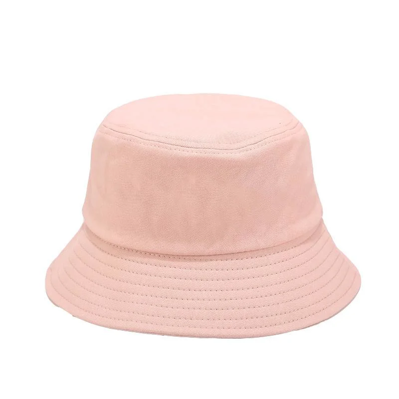 Summer Custom Designer Custom Logo Embroidered Cotton Fisherman Bucket Hat with Private Brand Label