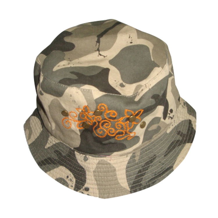 Wholesale Reversible Embroidery Logo Private Label Adult Fisherman Custom Bucket Hats