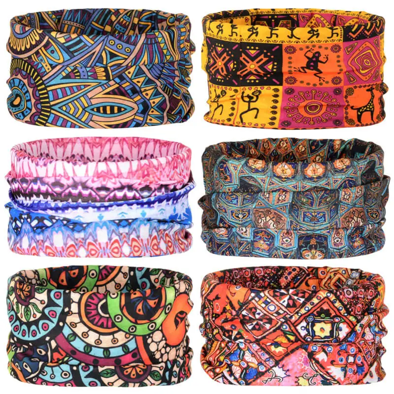 Wholesale Custom Bandanas Neck Tube Scarf Bandana Face Cover Wristband