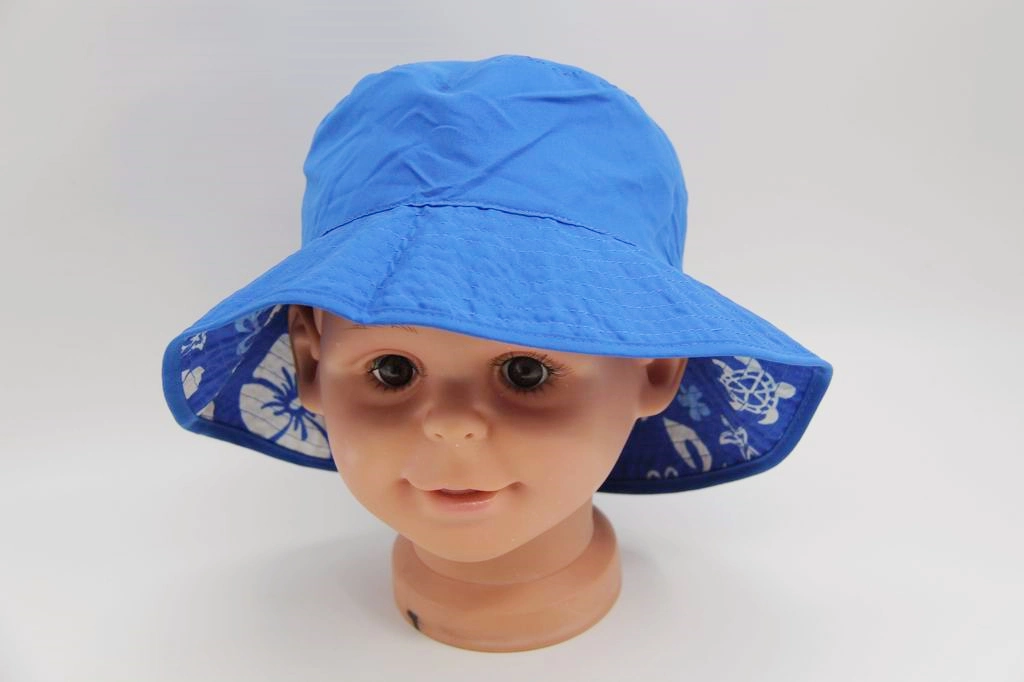 Polyester Full Print Child Baby Two-Sides Wearing Reversible Fisherman Hat Woven Hat