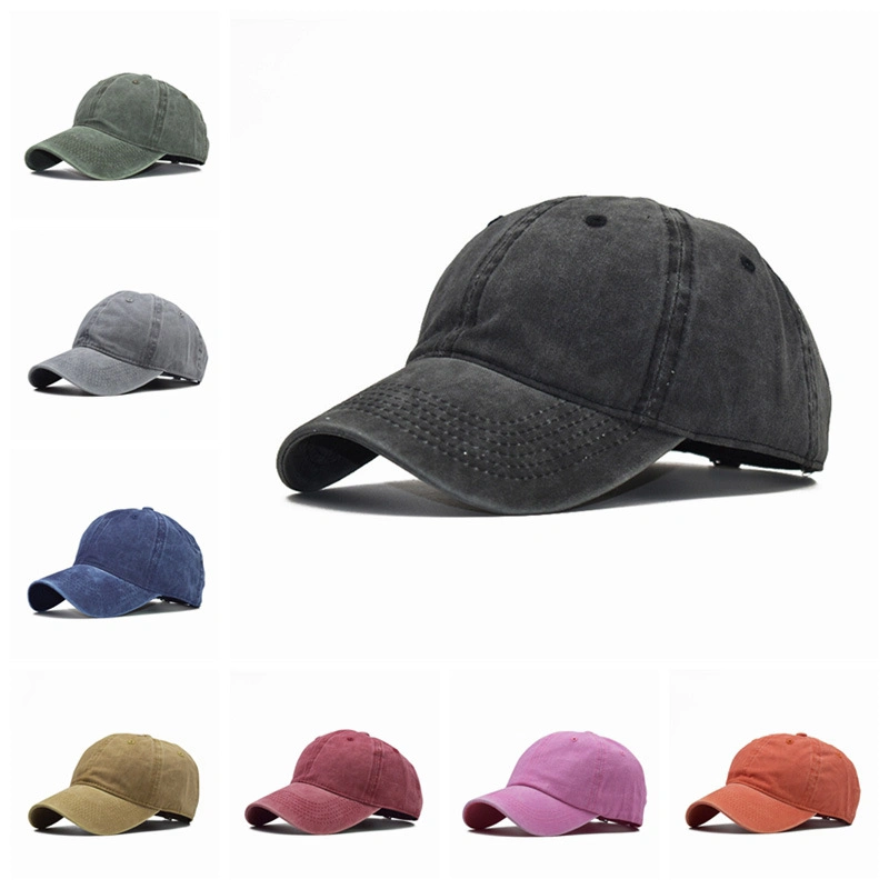 Lightweight Cotton Baseball Cap for Adults and Kids - Solid Color