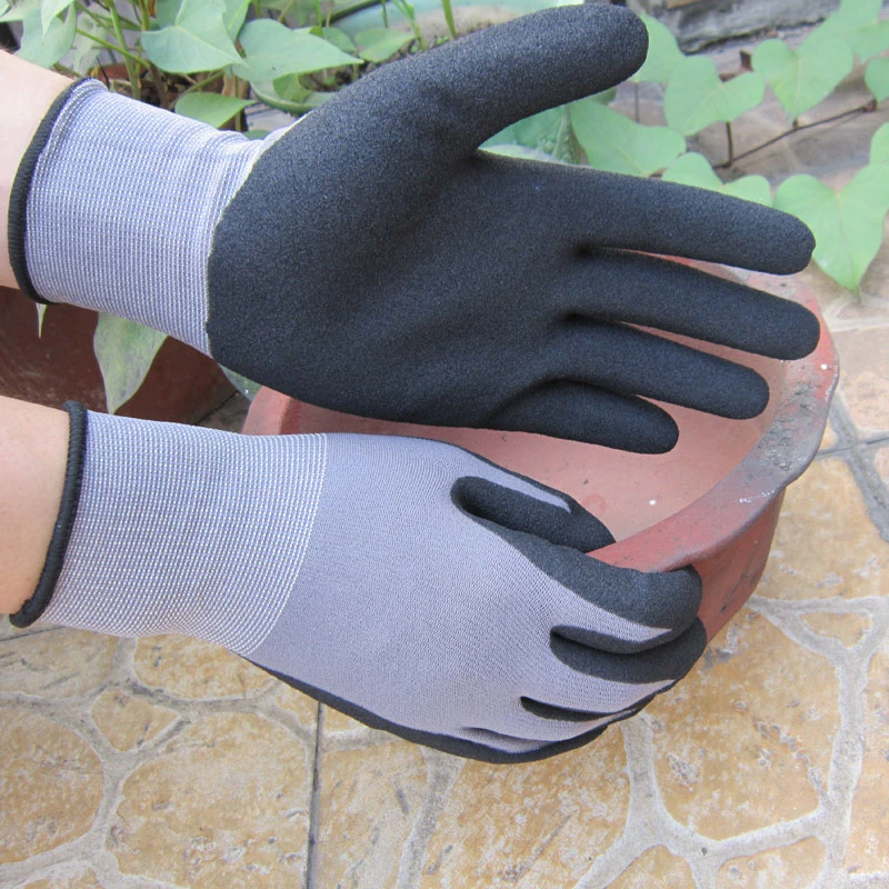 Factory 13 Gauge Polyester Shell Coated with Nitrile Working Glove