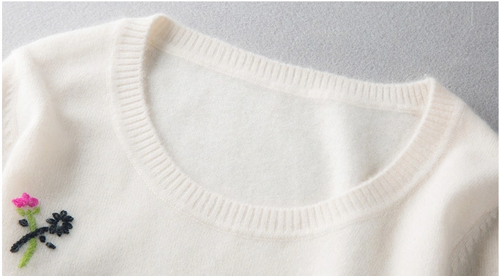 Women&prime;s Cashmere Sweater Round Neck 13brdw176