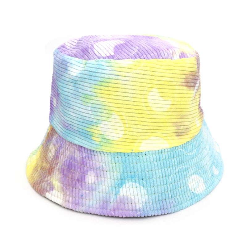 Men&prime; S and Women&prime; S Fashion Outdoor Leisure Tie-Dye Bucket Hat