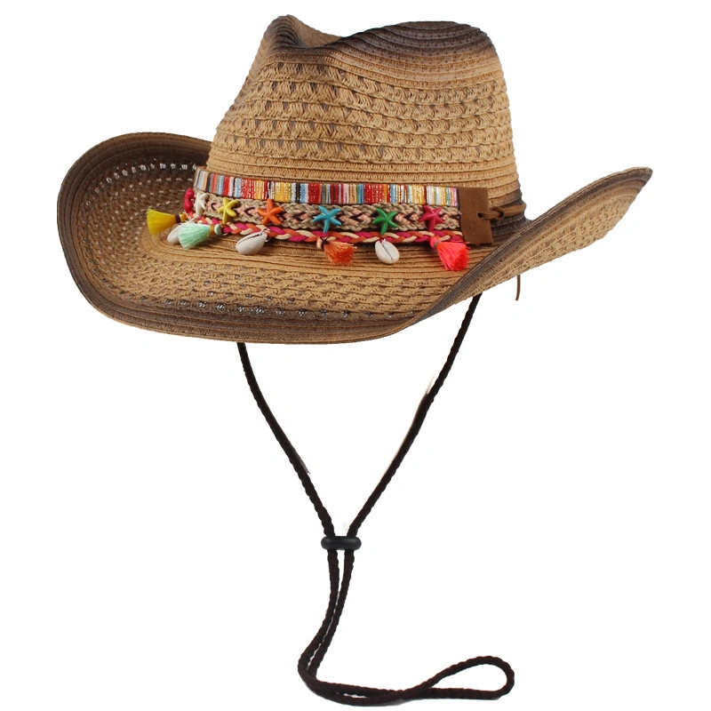 Lady Summer Straw Roll up Hat Women Wide Brim Beach Sun Hats