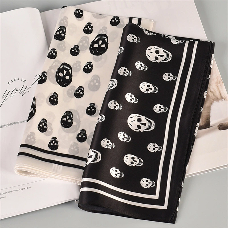 Factory Price Good Quality Skull Prints Autumn Girl&prime;s Scarf