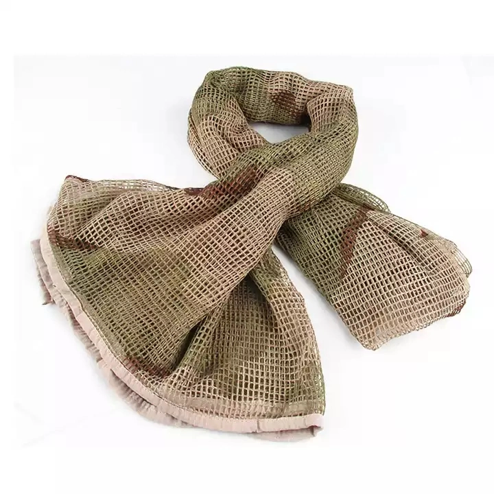 Outdoor Sports German-Camouflage Large Net Scarf Shawled Prevent Tactical Multi-Turbans