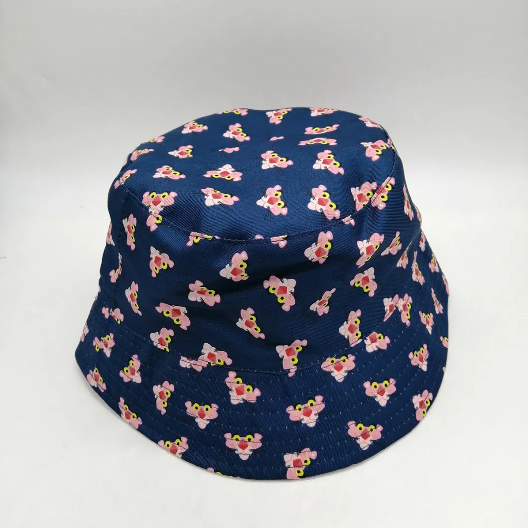 Wholesale Custom Printed Toddler Kids Boys Girls Cute Bucket Fishing Hats