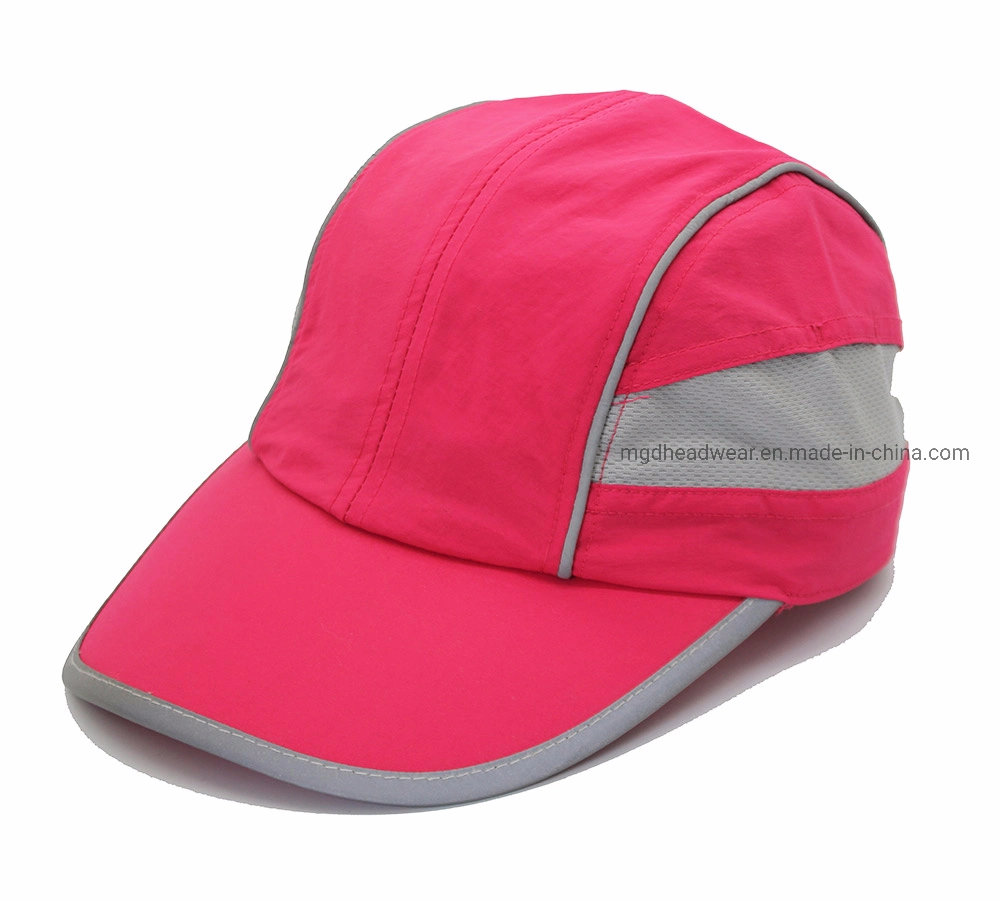 Soft Curve Brim Mesh Running Sports Hat Custom Logo Snapback Cap