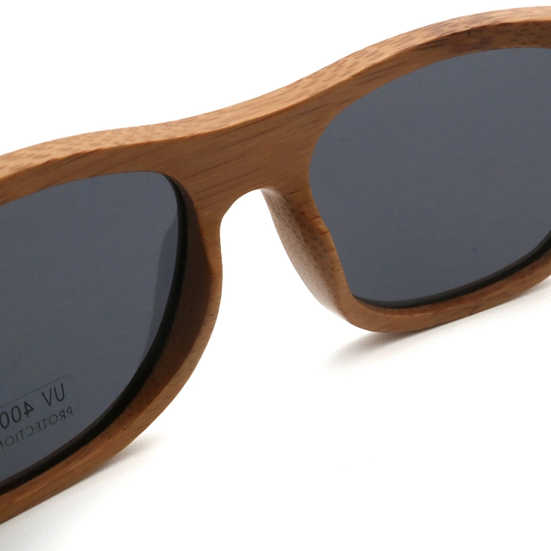Eco Friendly Bamboo Sunglasses Custom Logo Laser Polarized Shades Sun Glasses Bamboo Wooden Sunglasses Unisex