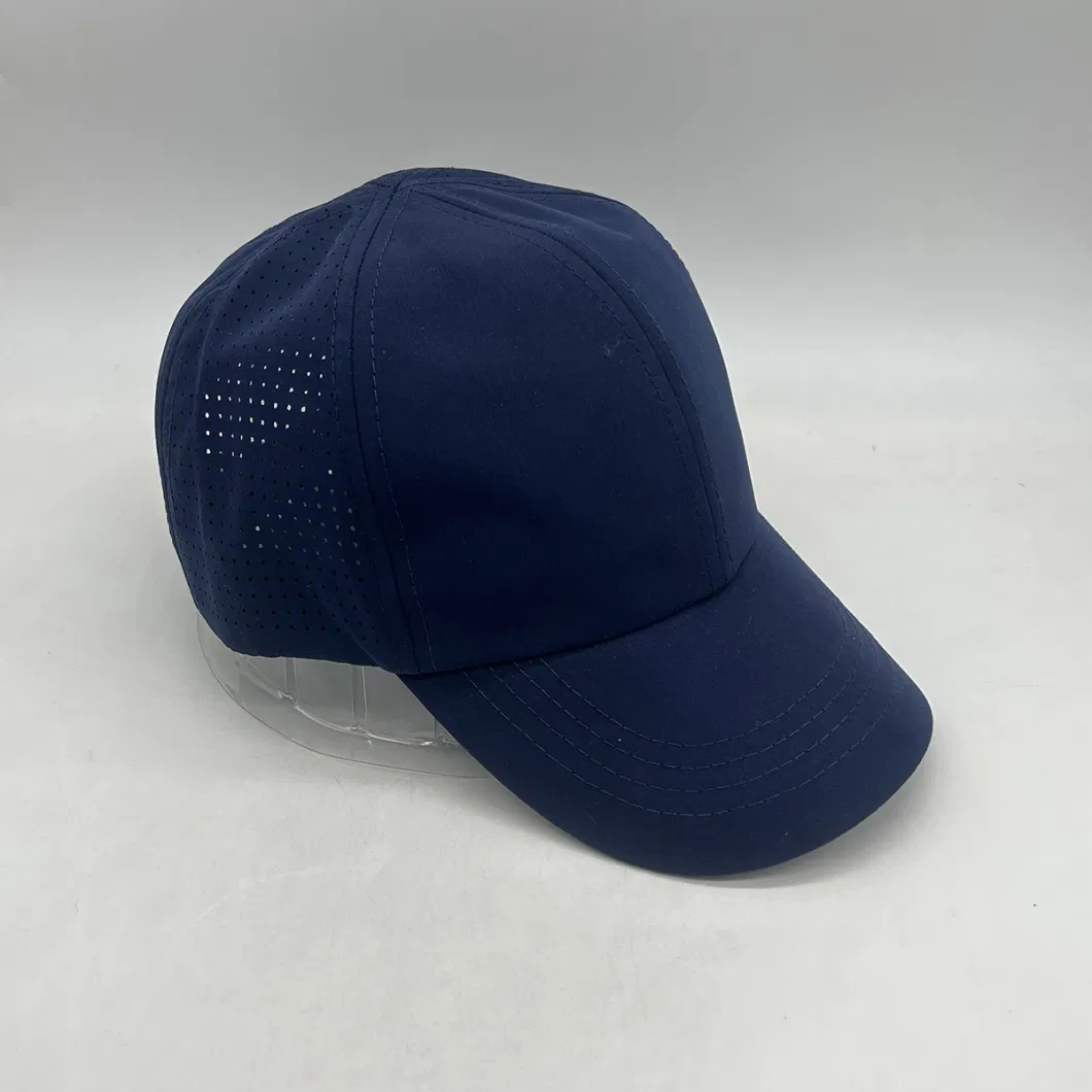 High Quality Custom Logo Sports Hats 100% Recycled Polyester RPET Full Mesh Dry Fit Performated Baseball Cap