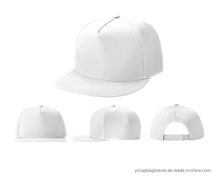 Good Quality 5 Panel Snapback Flat Brim Hat/Cap