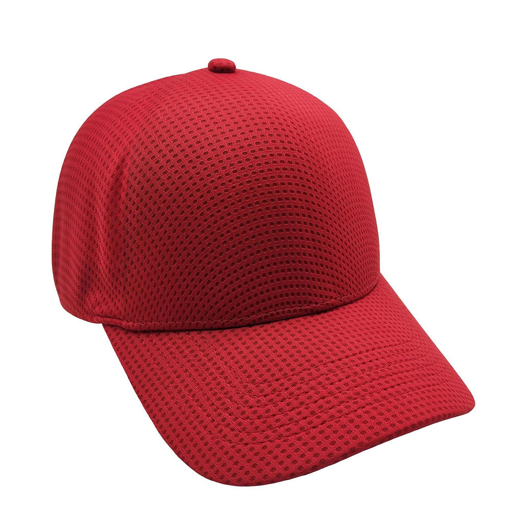 Customized Mesh Material Seamless Breathable Elastic Fitted Sports Baseball Cap