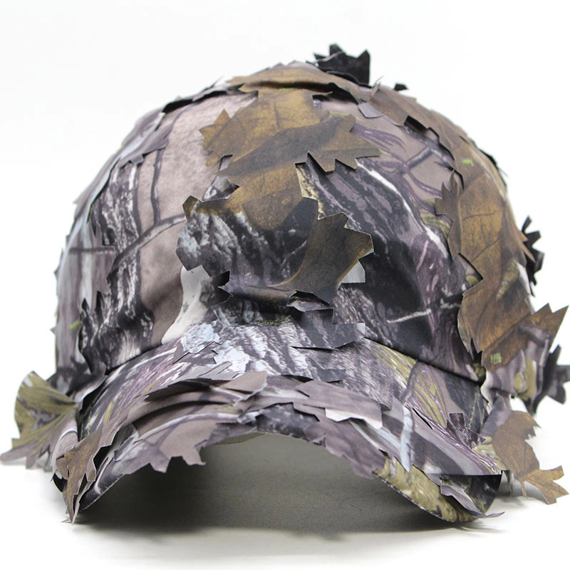 Camouflage Duck Cap Outdoor Hunting Sports Cap Leaf Bionic Cap Military Hats Army Cap