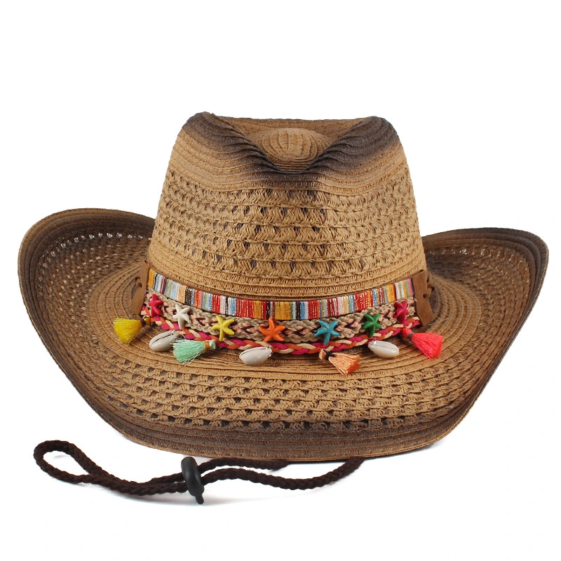 Lady Summer Straw Roll up Hat Women Wide Brim Beach Sun Hats